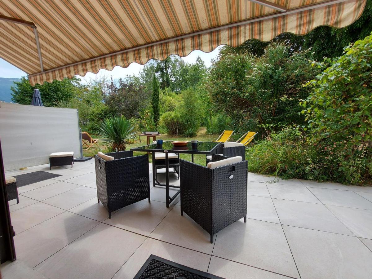 Centre St Jorioz : Charmant Et Spacieux Studio Avec Terrasse Et Jardin Privatif Saint-Jorioz Buitenkant foto