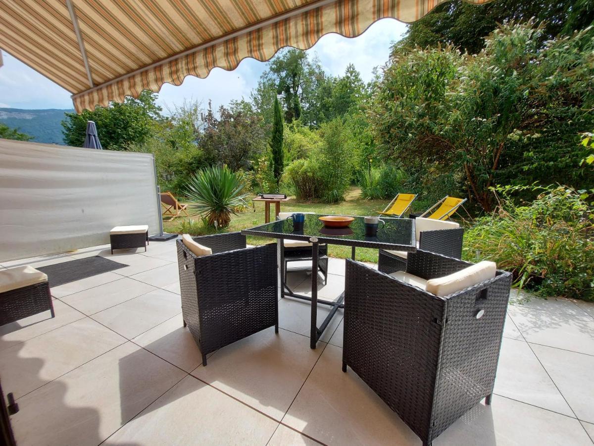 Centre St Jorioz : Charmant Et Spacieux Studio Avec Terrasse Et Jardin Privatif Saint-Jorioz Buitenkant foto